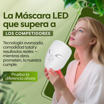 BeoBeauty- Máscara LED de Rejuvenecimiento Facial
