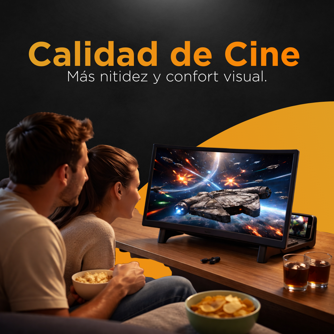 Home Cinema - Amplificador De Pantalla 3D - Compra 1 y Llévate 2 GRATIS 🎁