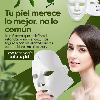 BeoBeauty- Máscara LED de Rejuvenecimiento Facial