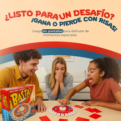 Juego de Mesa ¡BASTA! En Español + Temporizador Visual y Auditivo GRATIS 🎁